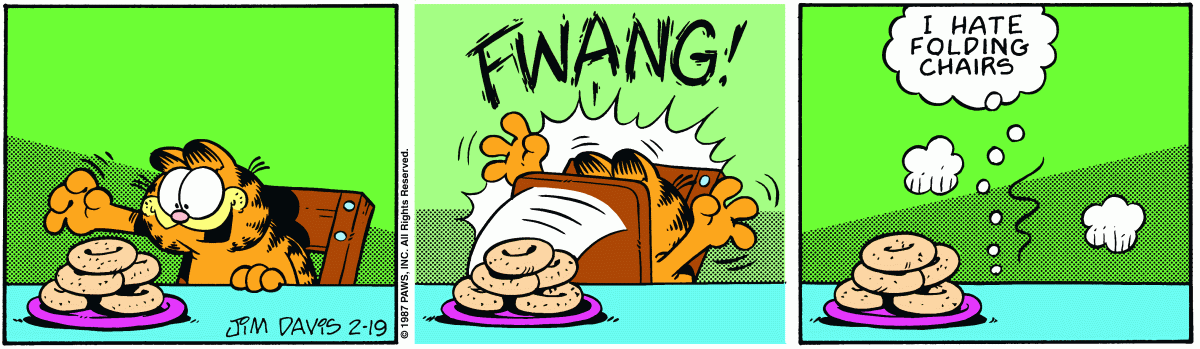 Garfield, February 19, 1987