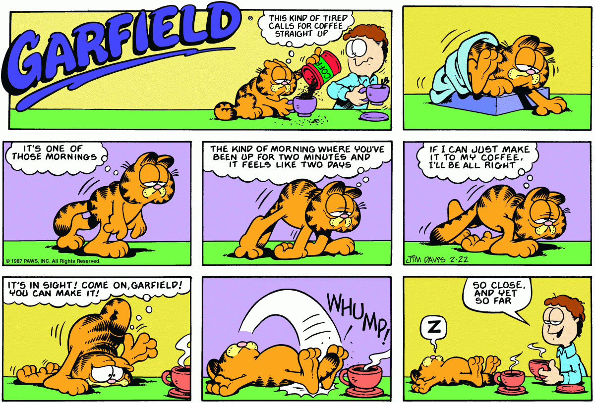 Garfield, February 22, 1987