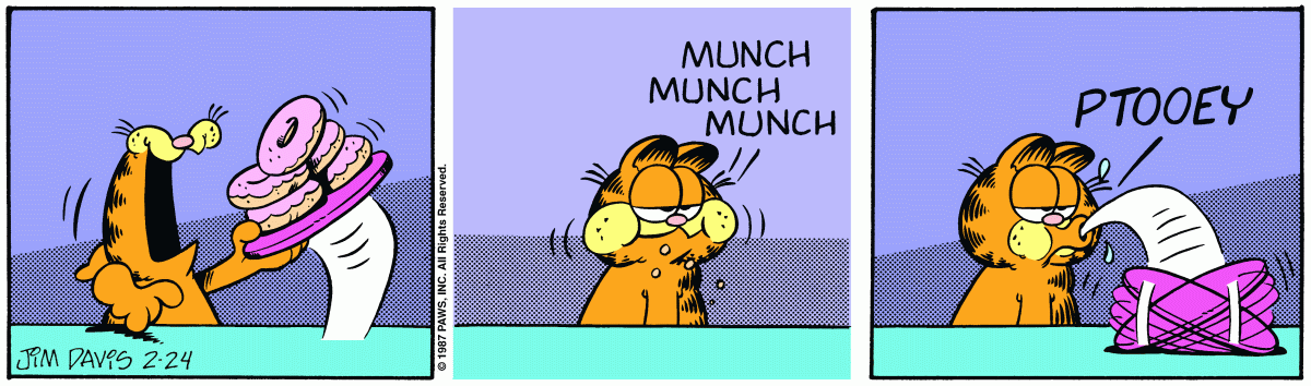 Garfield, February 24, 1987