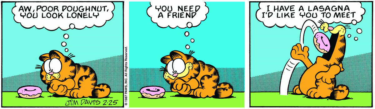 Garfield, February 25, 1987