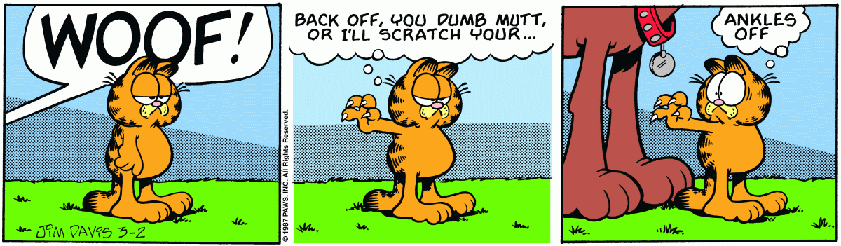 Garfield, March 2, 1987