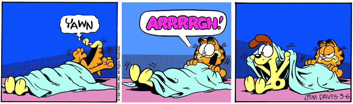 Garfield, March 6, 1987