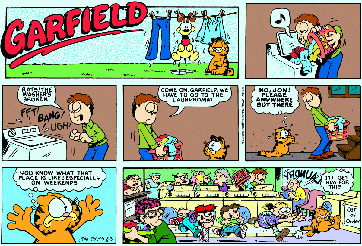 Garfield, March 8, 1987