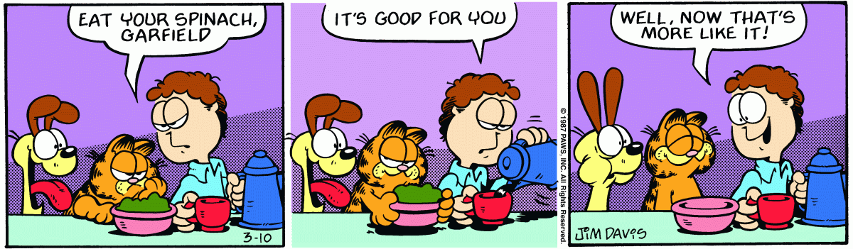 Garfield, March 10, 1987