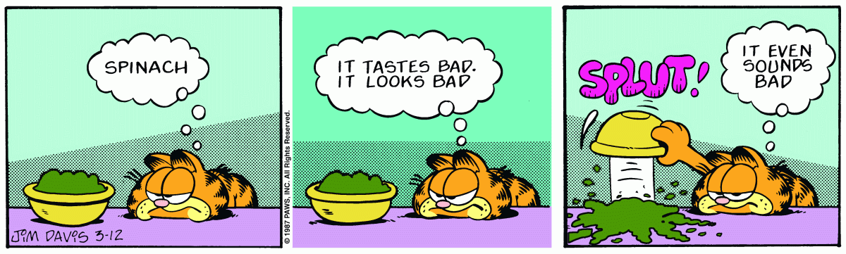 Garfield, March 12, 1987