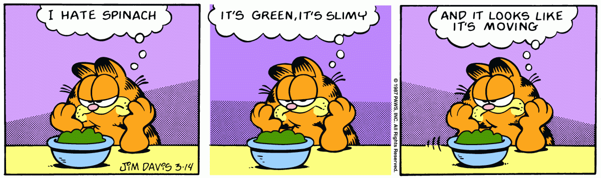 Garfield, March 14, 1987