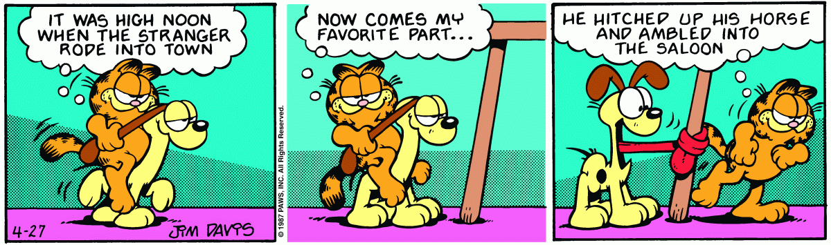Garfield, April 27, 1987