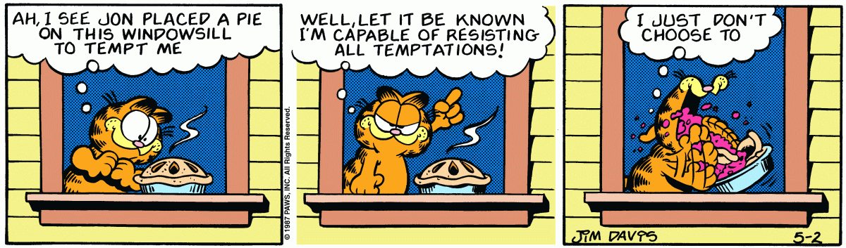Garfield, May 2, 1987