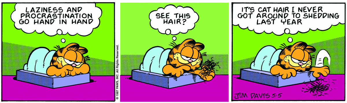 Garfield comic strip for Tuesday, May 5, 1987
