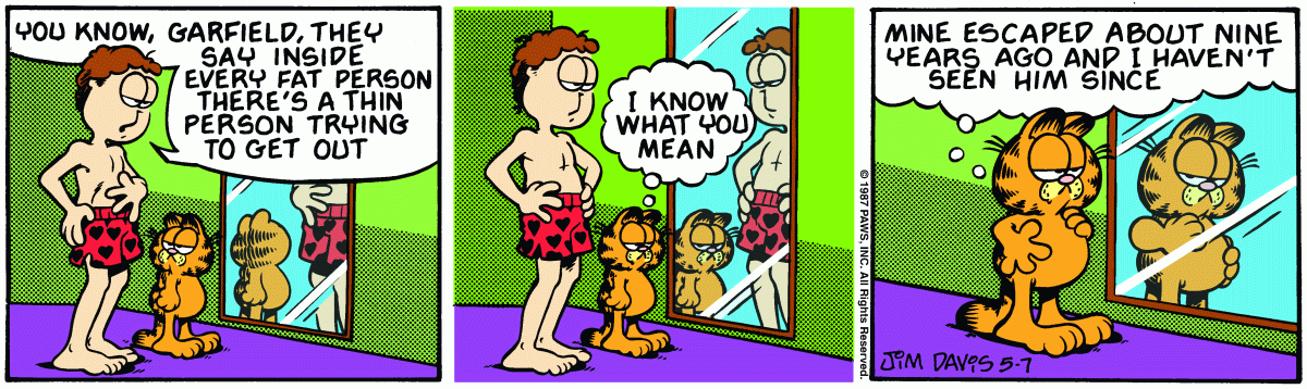 Garfield, May 7, 1987