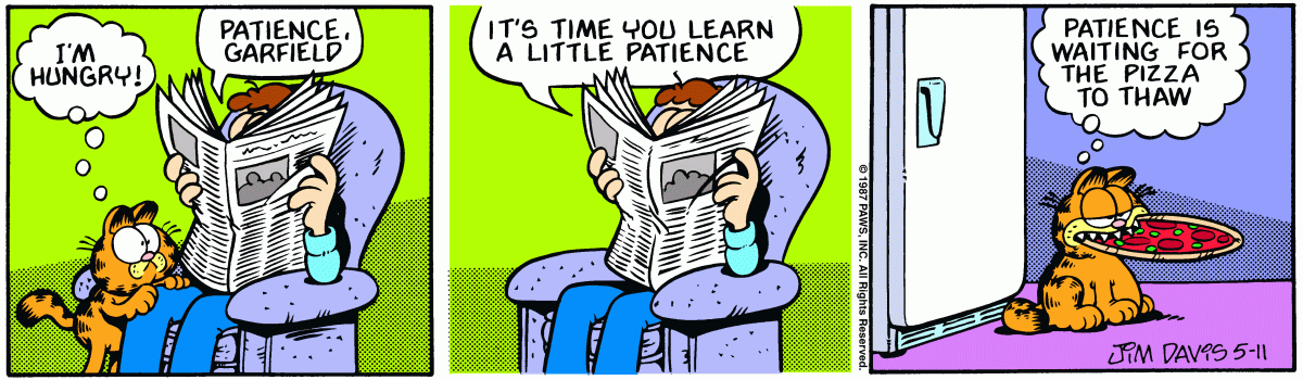 Garfield, May 11, 1987
