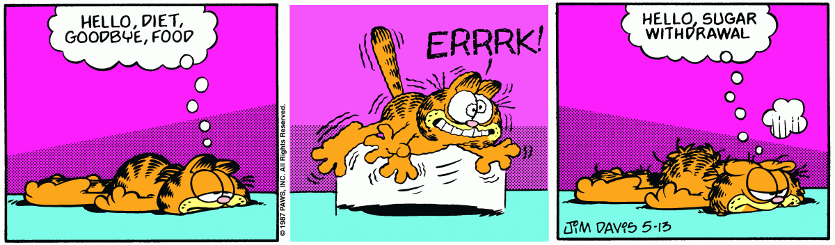 Garfield comic strip for Wednesday, May 13, 1987