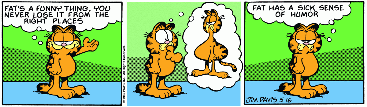 Garfield, May 16, 1987