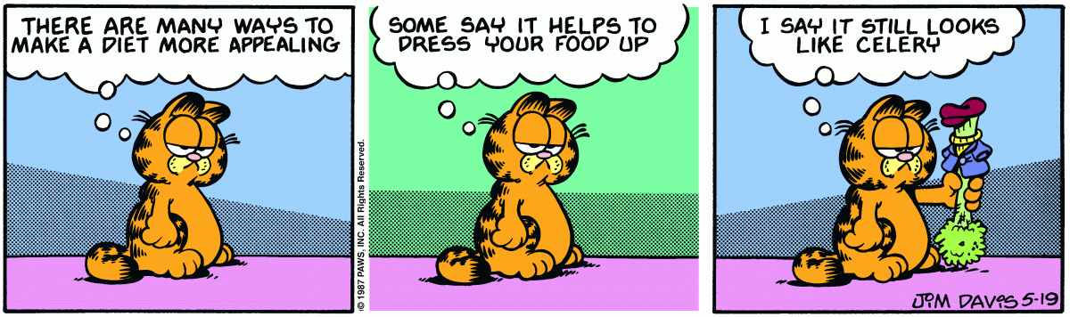 Garfield comic strip for Tuesday, May 19, 1987