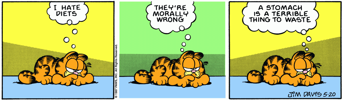 Garfield, May 20, 1987