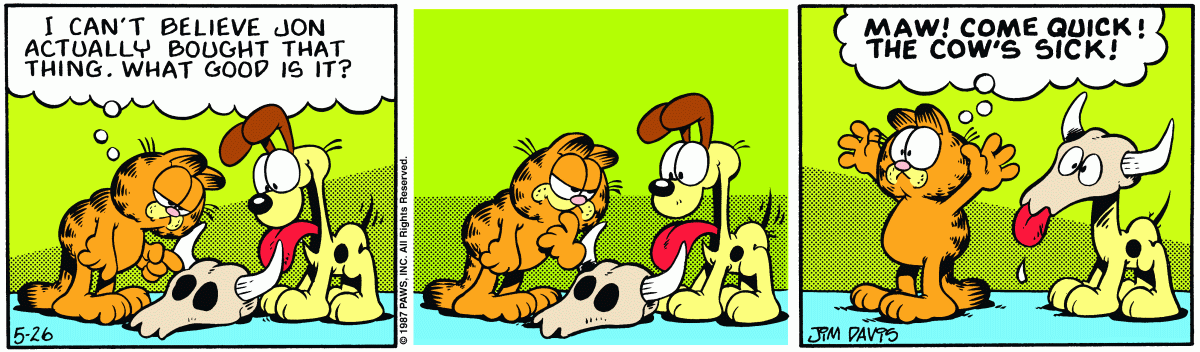 Garfield, May 26, 1987