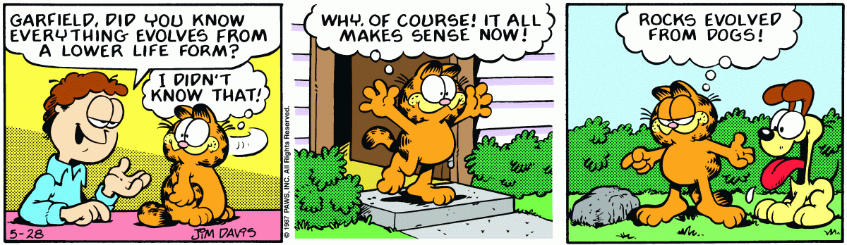 Garfield, May 28, 1987