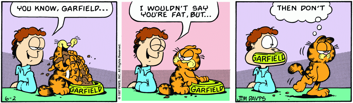 Garfield, June 2, 1987