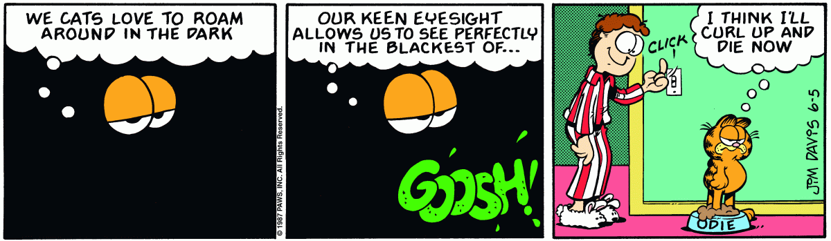 Garfield, June 5, 1987