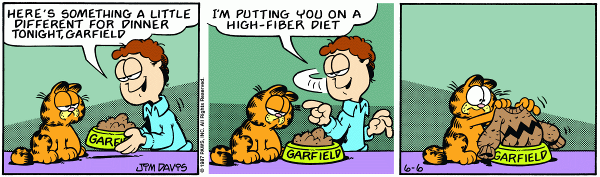 Garfield, June 6, 1987