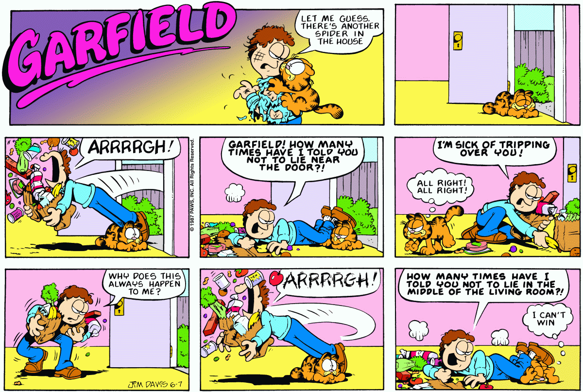 Garfield, June 7, 1987