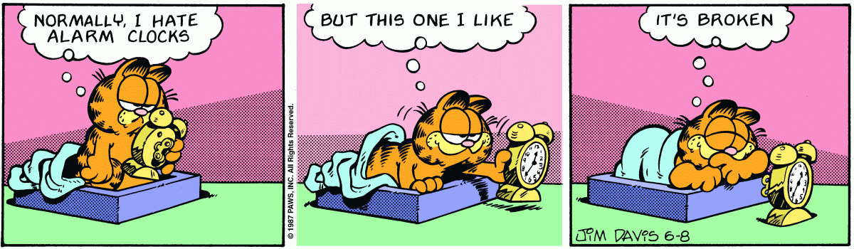 Garfield, June 8, 1987