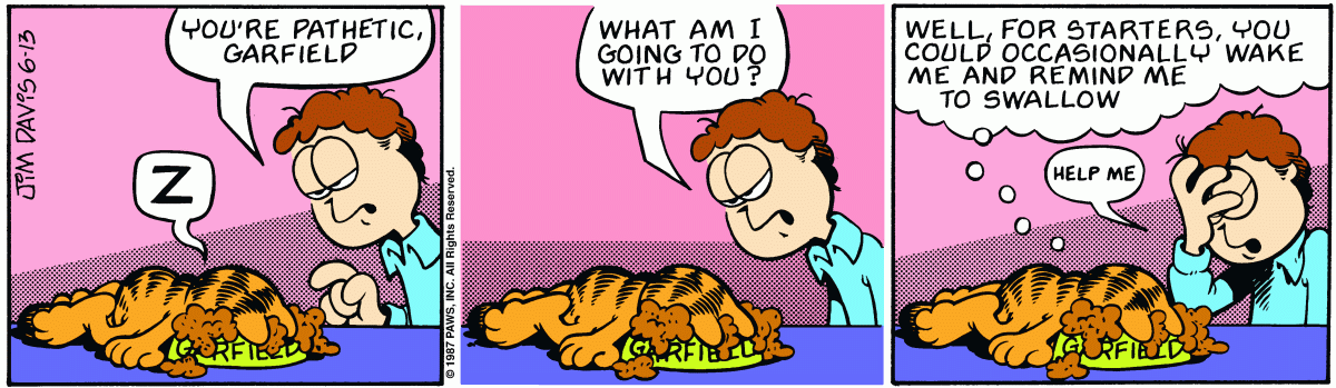 Garfield, June 13, 1987
