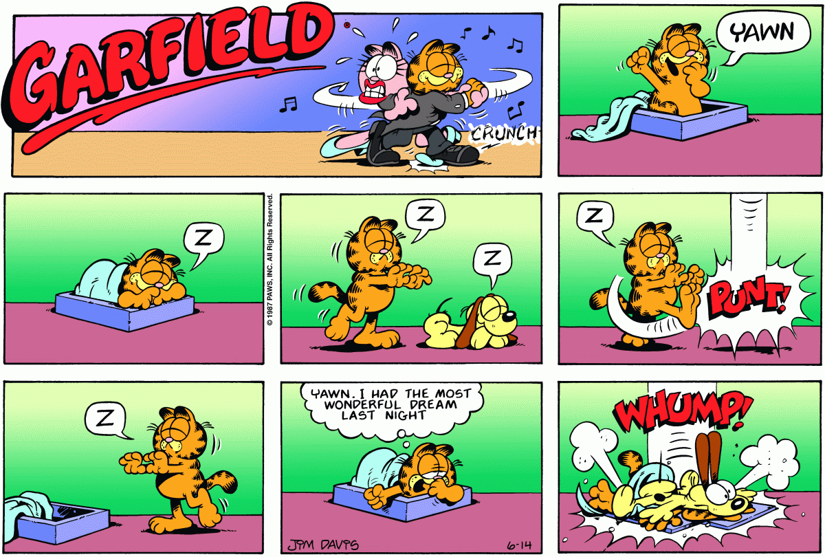 Garfield, June 14, 1987