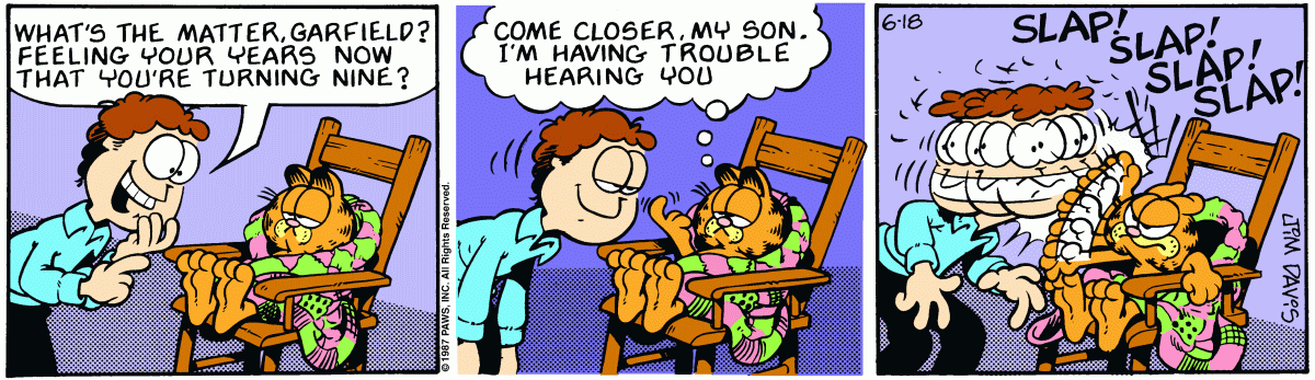 Garfield, June 18, 1987