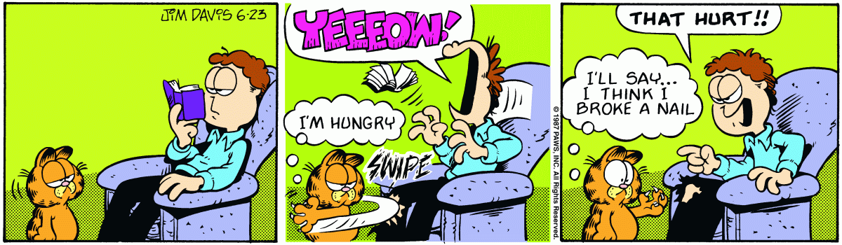 Garfield, June 23, 1987