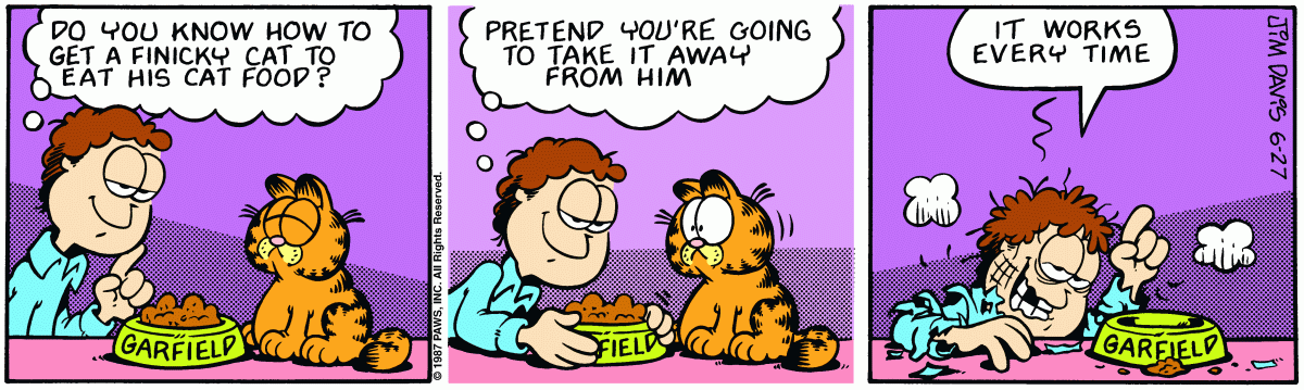Garfield, June 27, 1987