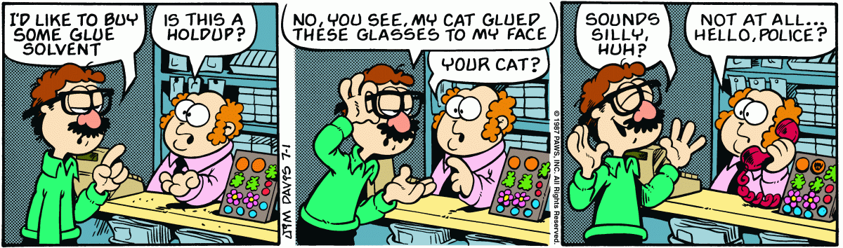 Garfield, July 1, 1987