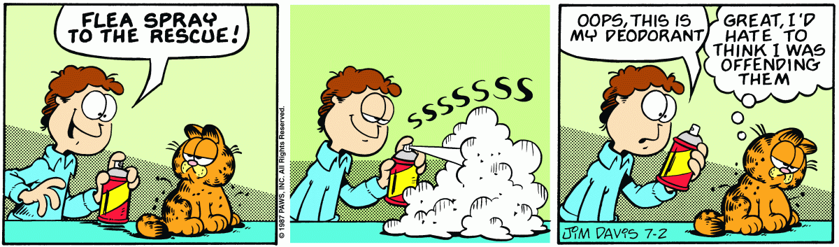 Garfield, July 2, 1987