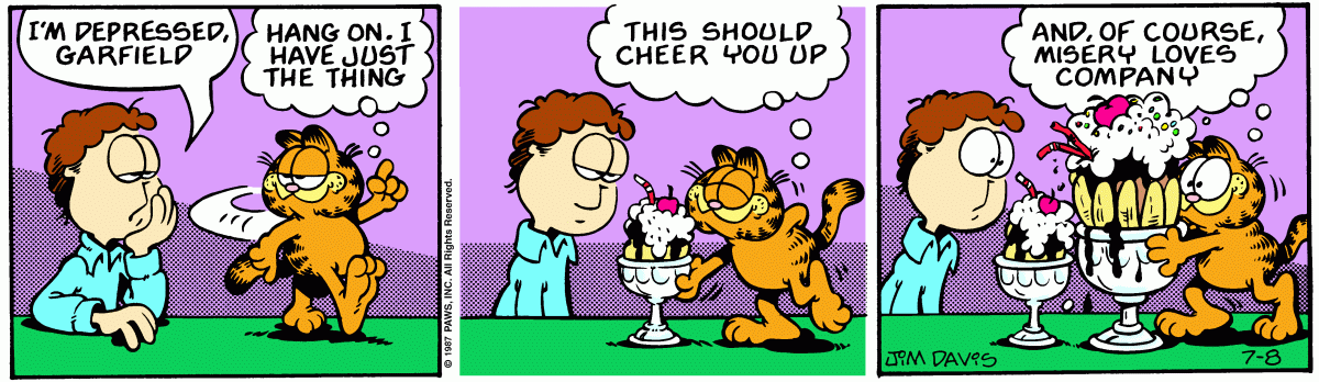 Garfield, July 8, 1987