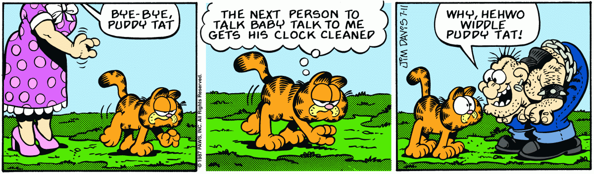 Garfield, July 11, 1987