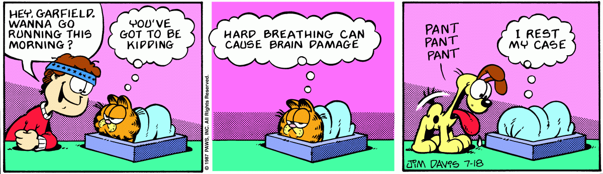 Garfield, July 18, 1987