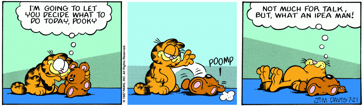 Garfield, July 21, 1987