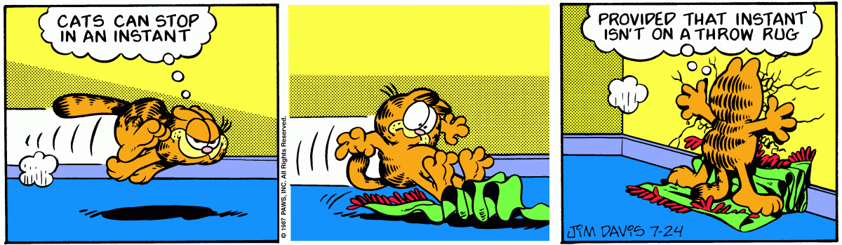 Garfield, July 24, 1987