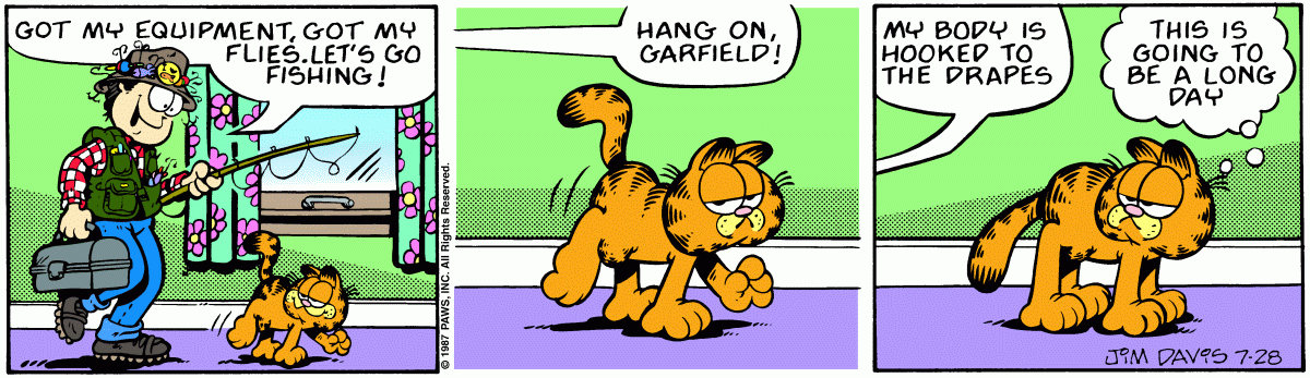 Garfield, July 28, 1987