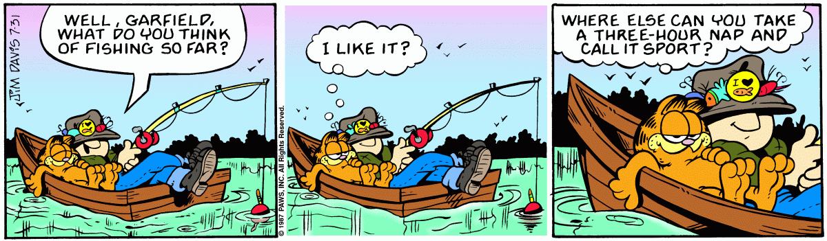 Garfield, July 31, 1987