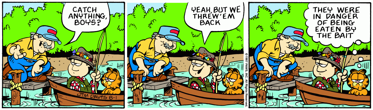 Garfield, August 1, 1987