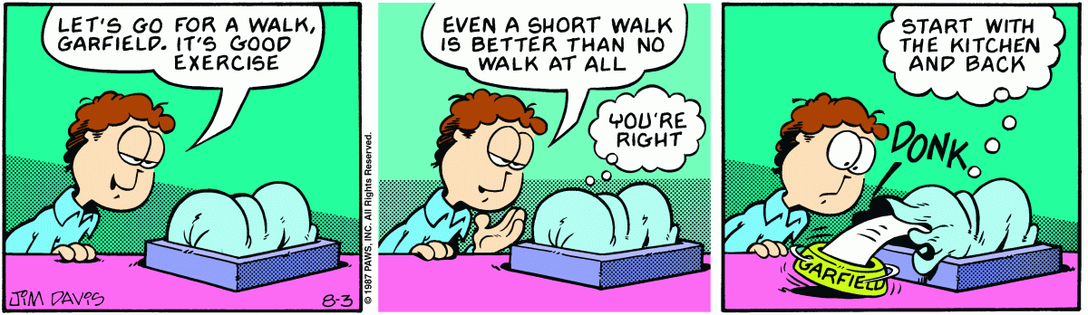 Garfield, August 3, 1987