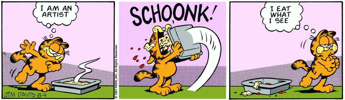 Garfield, August 4, 1987