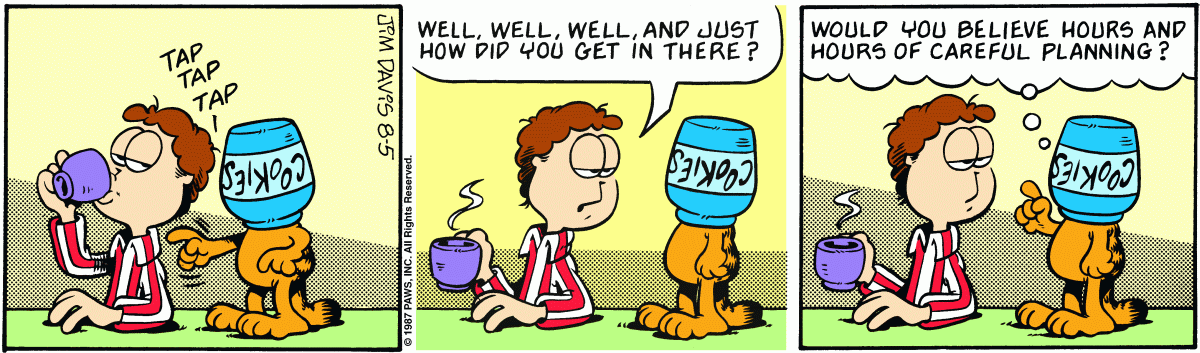 Garfield, August 5, 1987