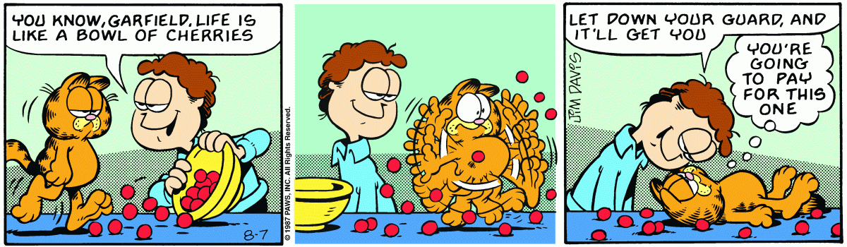 Garfield, August 7, 1987
