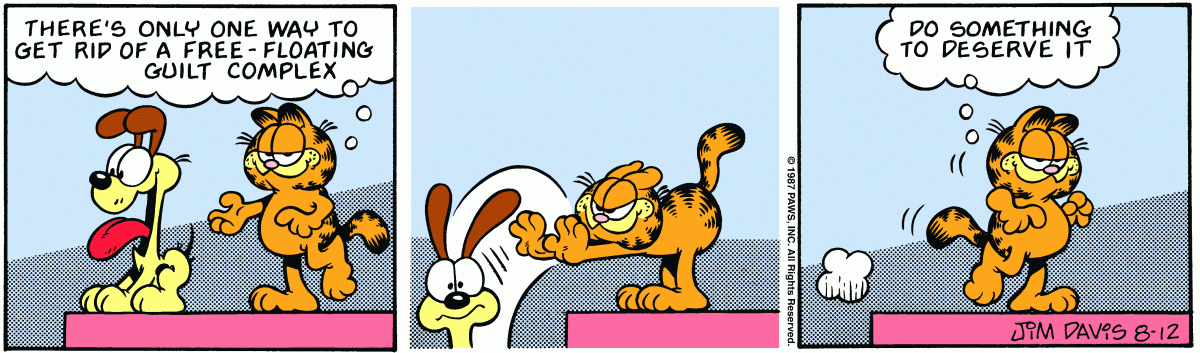 Garfield, August 12, 1987