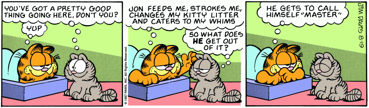 Garfield, August 19, 1987