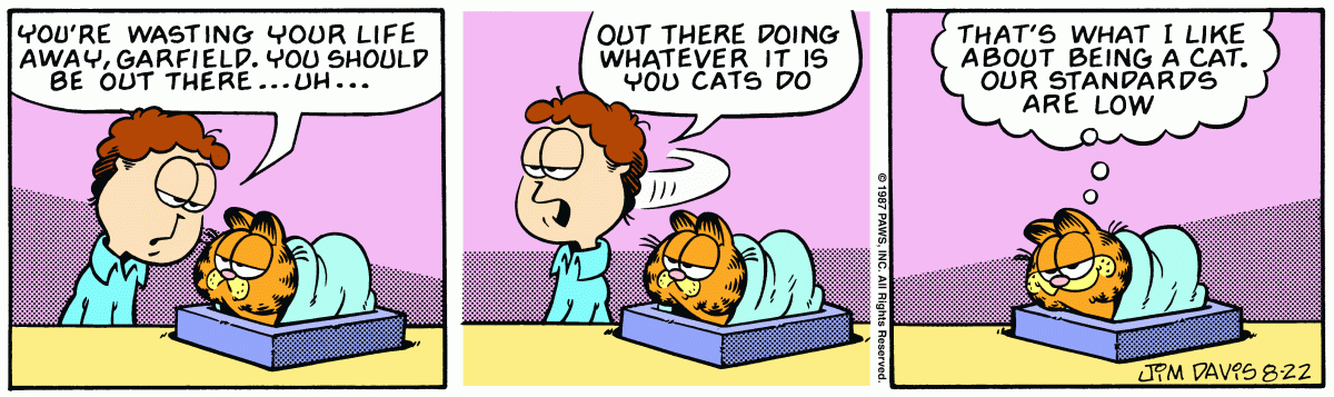 Garfield, August 22, 1987