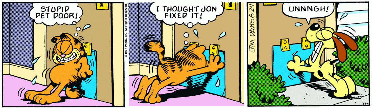 Garfield, August 24, 1987