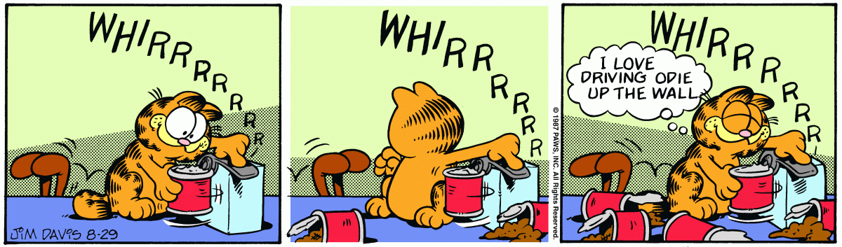 Garfield, August 29, 1987